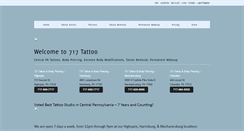Desktop Screenshot of 717tattoo.com